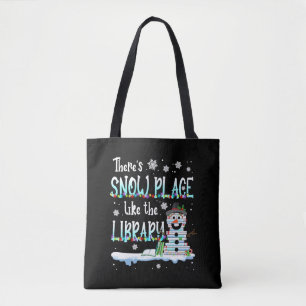 Bolsa Tote Bibliotecário Há Lugar De Neve Como A Biblioteca