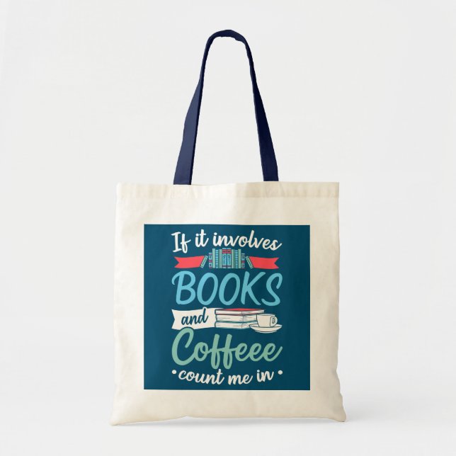 Bolsa Tote Bibliotecário Se Envolver Livros E Biblioteca De C (Frente)