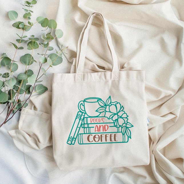 Bolsa Tote Bibliotecas de café e livros (
Carry your essentials with our tote bag featuring a fun book and coffee design—perfect for fans!)
