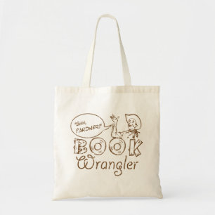 Bolsa Tote Bibliotecas Engraçadas do Cowboy