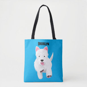 Bolsa Tote Bicho branco-branco da rodovia oeste terrivel