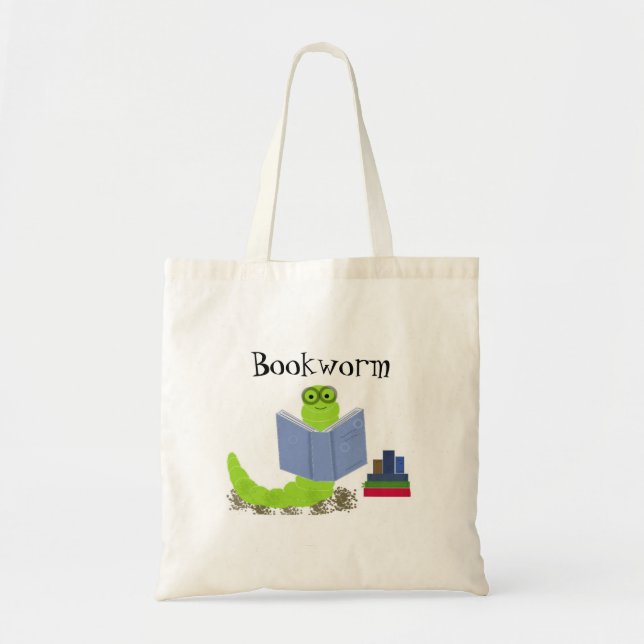 Bolsa Tote Bicho-do-livro (Frente)
