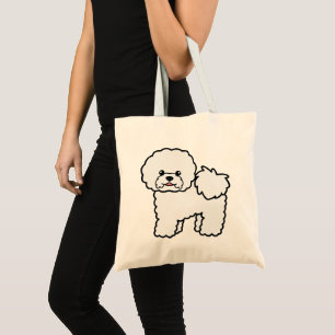 Bolsa Tote Bichon Frise Cachorro