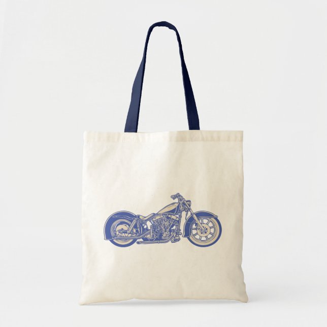 Bolsa Tote Bicicleta 10-11 - azul (Frente)