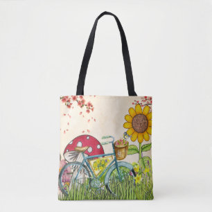 Bolsa Tote Bicicleta Amarelo Amarelo