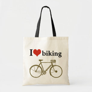 Bolsa Tote bicicletas, bicicletas, bicicleta do amor
