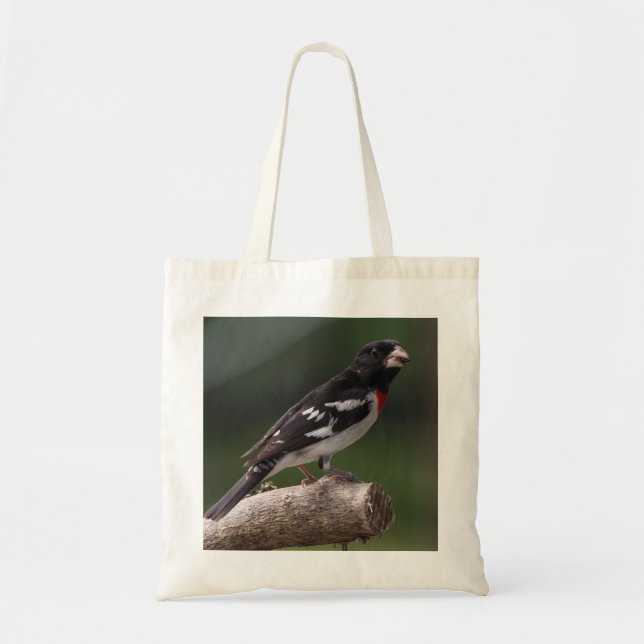 Bolsa Tote Bico-grosseiro de rosa (Frente)