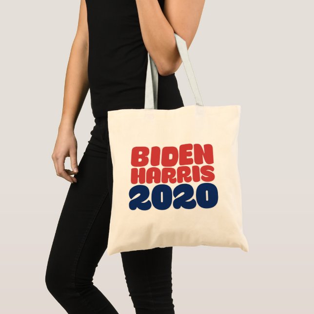 Bolsa Tote Biden Harris 2020 Joe Biden Kamala Harris 2020 (Frente (produto))
