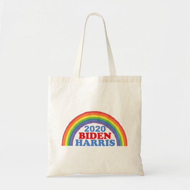 Bolsa Tote Biden Harris 2020 Rainbow (Frente)