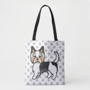 Bolsa Tote Biewer Terrier Yorkshire Terrier Dog & Paws