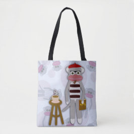 Bolsa Tote Big Beatnik Sockmonkey