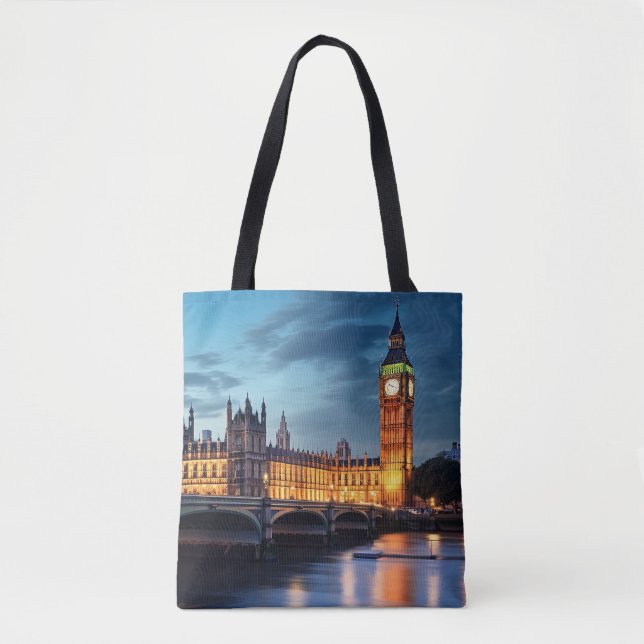Bolsa Tote Big Ben, Londres. (Frente)