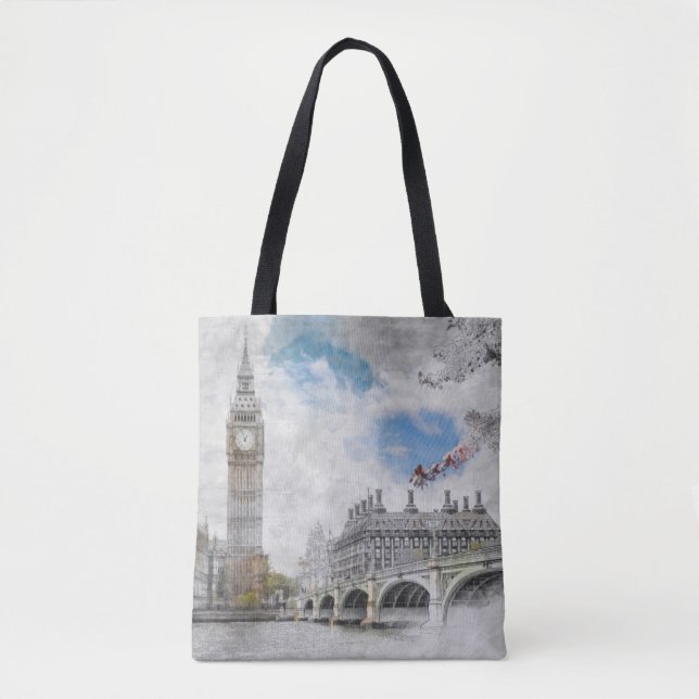 Bolsa Tote Big Ben, Londres, Reino Unido (Frente)