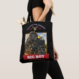 Bolsa Tote Big Boy 4014 Steam Locomotive Vintage Illustration