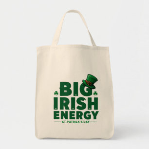 Bolsa Tote Big Irish Energy Tote Bag Dia de Patrick, Rua en