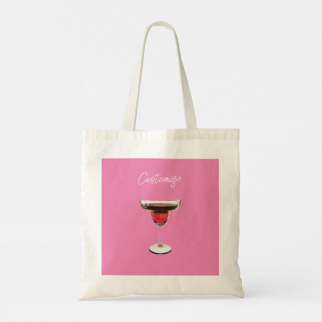 Bolsa Tote Big Red Margarita Cocktail Beber Thunder_Cove (Verso)