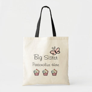 Bolsa Tote Big Sister Baby Love Tote Bag