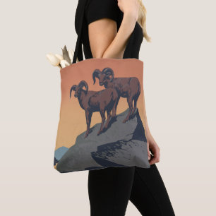 Bolsa Tote Bighorn Sheep American West Willife