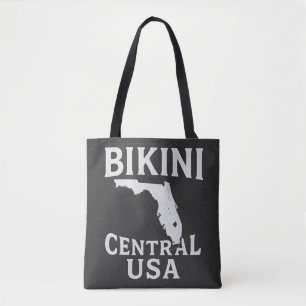 Bolsa Tote Bikini Central EUA Patriótico Bandeira Americana V