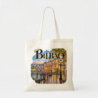 Bolsa Tote Bilbao Watercolor Tote Bag | Velvet Signature