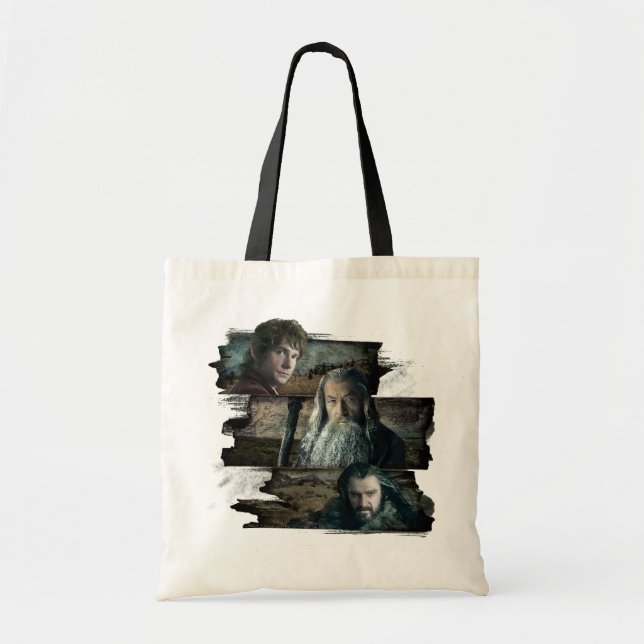 Bolsa Tote BILBO BAGGINS™, Gandalf, THORIN OAKENSHIELD™ (Frente)