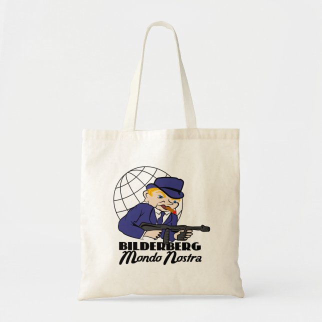 Bolsa Tote Bilderberg Mondo Nostra (Frente)