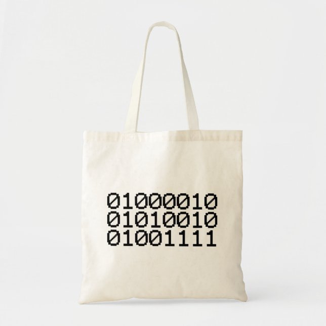 BOLSA TOTE BINARY BRO (Frente)