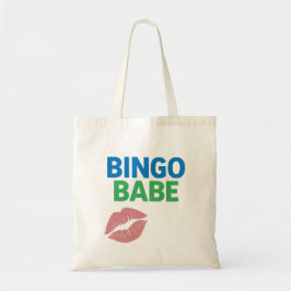Bolsa Tote Bingo Babe Bonito e Confidente Bingo Lover