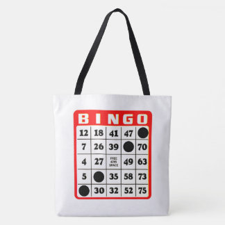 Bolsa Tote Bingo Card Shoulder Bag