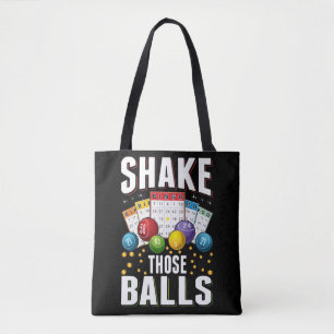 Bolsa Tote Bingo Humor Men Women Engraçado Jogador de Bingo