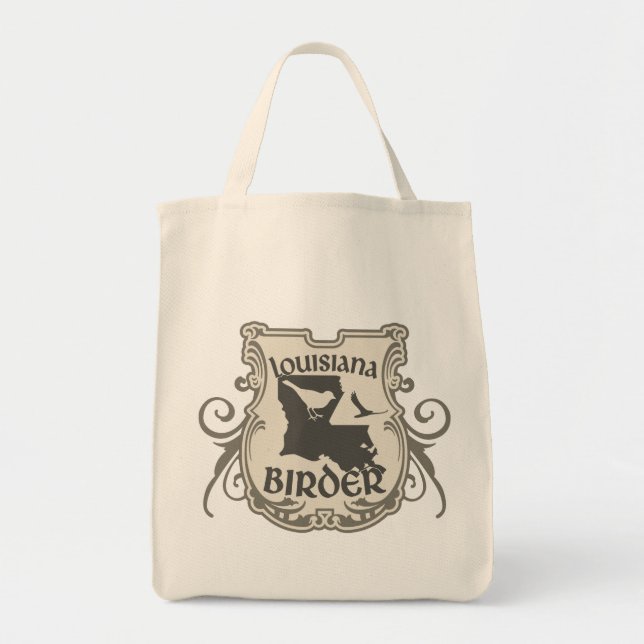 Bolsa Tote Birder Louisiana (Frente)