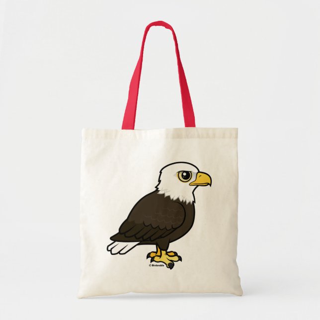 Bolsa Tote Birdorable Bald Eagle (Frente)