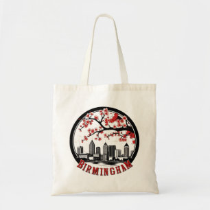 Bolsa Tote Birmingham City Alabama Skyline T-Shirt