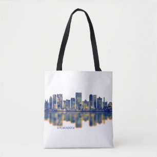 Bolsa Tote Birmingham Skyline