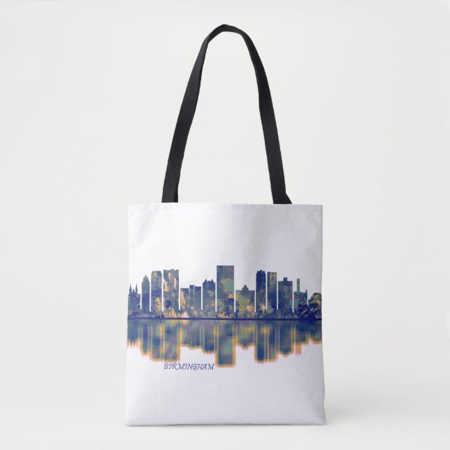 Bolsa Tote Birmingham Skyline (Frente)