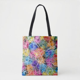 Bolsa Tote Birmingham United Kingdom City Map