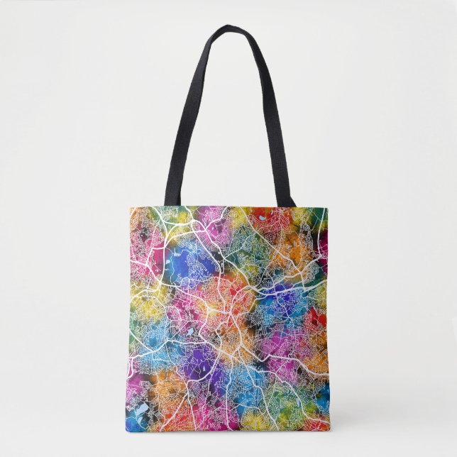 Bolsa Tote Birmingham United Kingdom City Map (Frente)