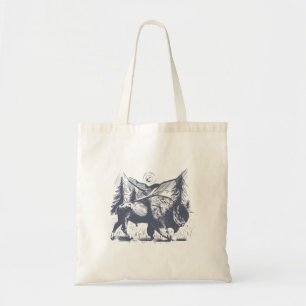 Bolsa Tote Bisão Americano - Mamífero Nacional