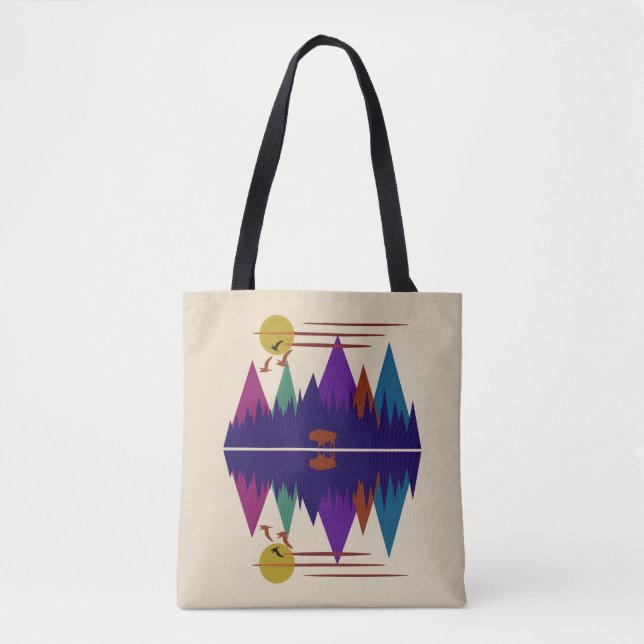 Bolsa Tote Bisão Solitário (Frente)