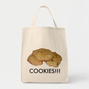 Bolsa Tote Biscoitos de farinha de aveia dos pedaços de