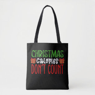 Bolsa Tote Biscoitos de Natal Sem Contar Calorias Família