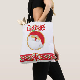 Bolsa Tote Biscoitos do papai noel toda sobre - imprima a