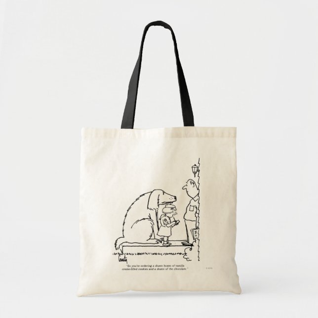 Bolsa Tote Biscoitos pedindo (Frente)