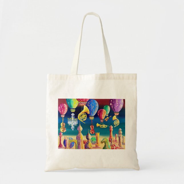 Bolsa Tote Bishops musicais (Frente)