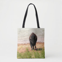 Bolsa Tote Bison Na Água