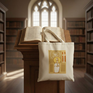 Bolsa Tote Bispo Católico Eucaristia Fé Cristã