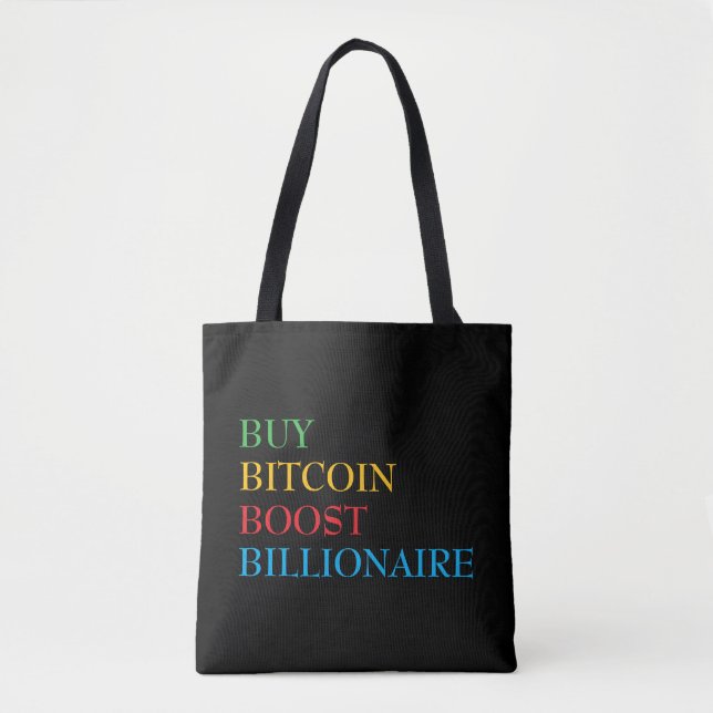 Bolsa Tote Bitcoin Cripto (Frente)