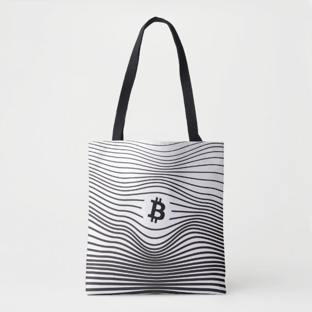 Bolsa Tote Bitcoin Force (Branco)  (Frente)