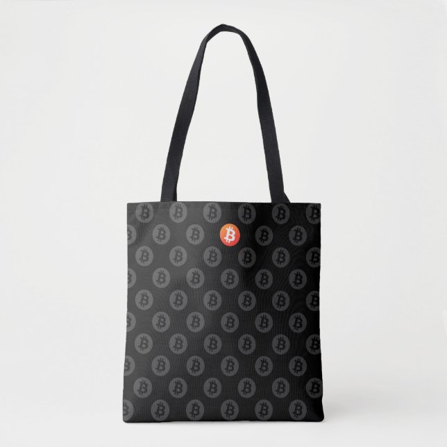 Bolsa Tote Bitcoin Logo (Classic - Style 2) (Frente)