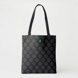 Bolsa Tote Bitcoin Logo (Green)